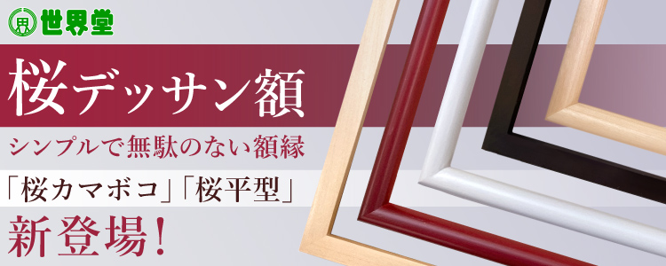 世界堂　桜デッサン額